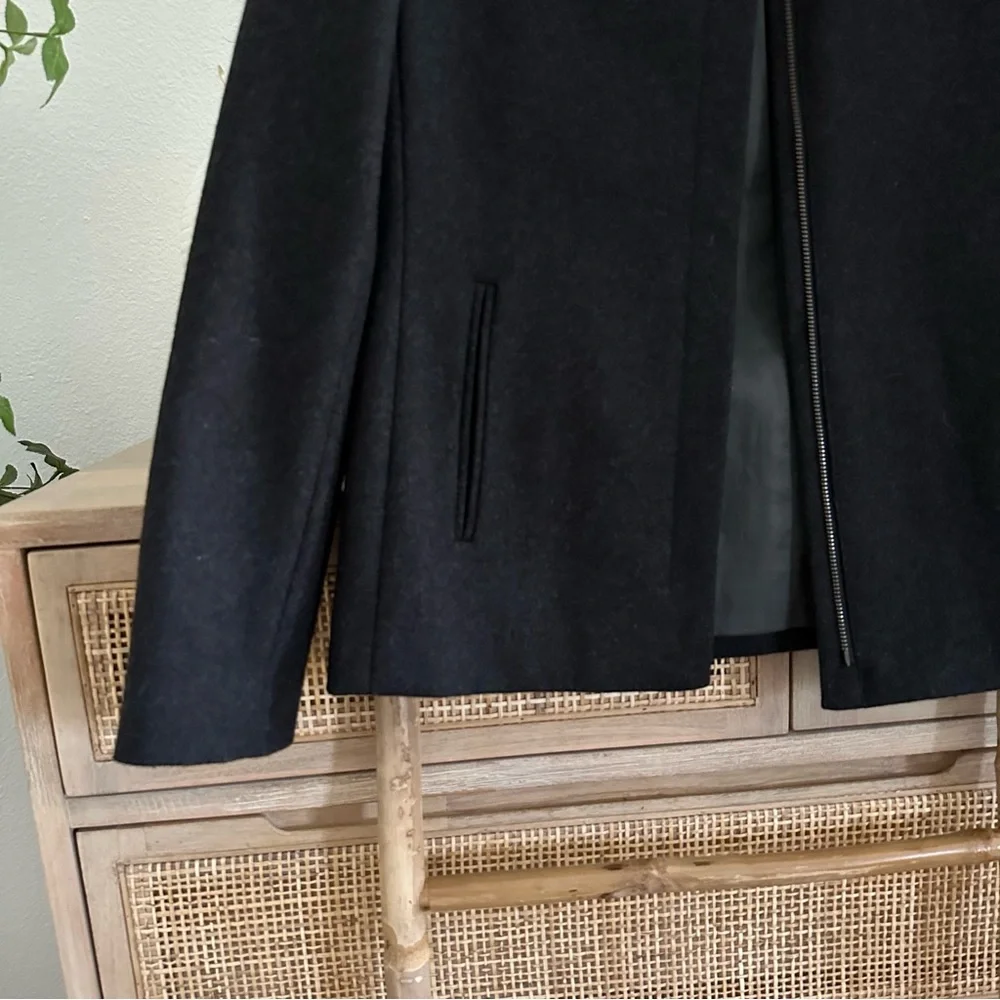 J Crew Gray Wool Jacket Sz M